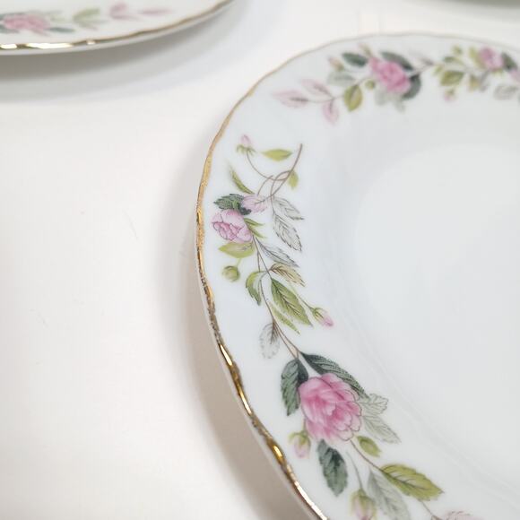 4 Vtg Regency Rose #2345 Bread & Butter Plates 6-3/8" Creative Fine China [SS] - Picture 5 of 7
